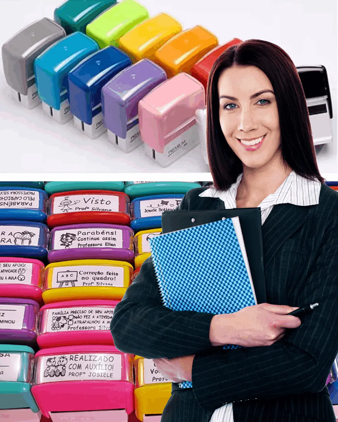 Carimbos Pedagógicos na Chip Carimbos Dourados